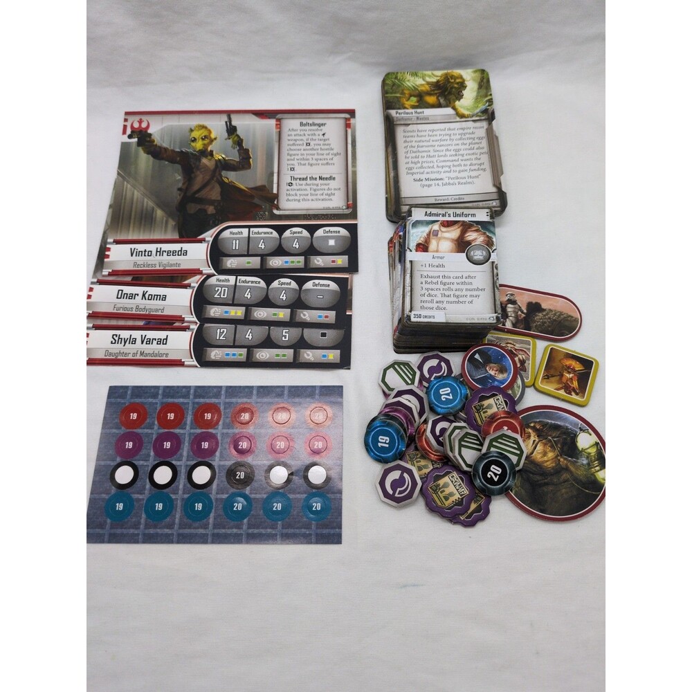 *Incomplete* Star Wars Imperial Assault Jabba's Realm Board Game